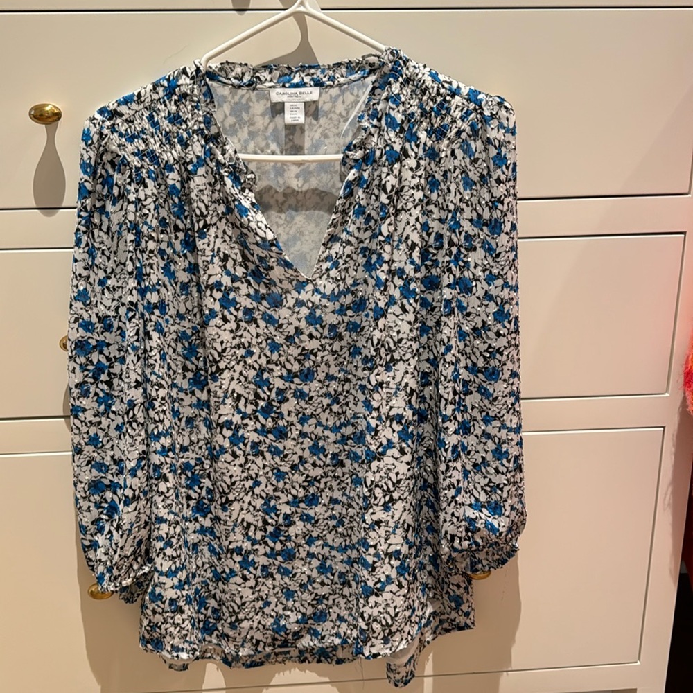 Carolina Belle printed blouse